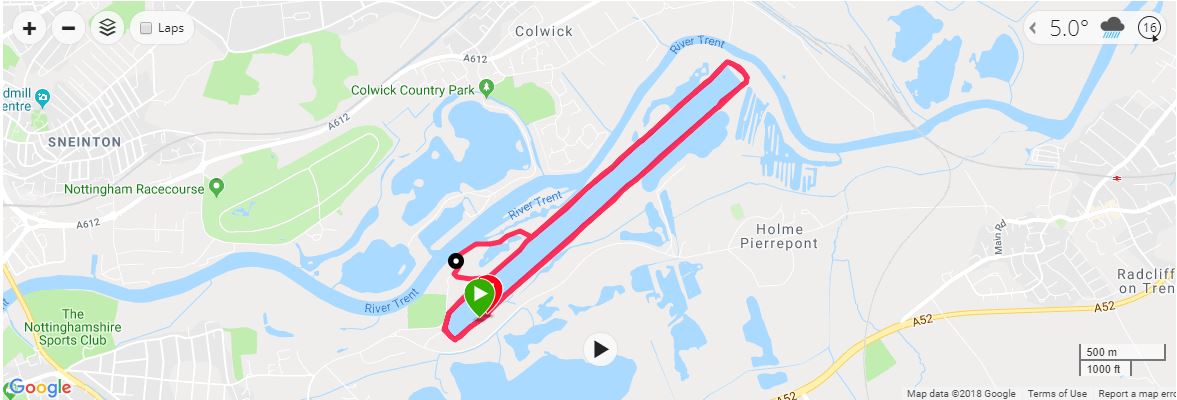 East Midlands 10k Map