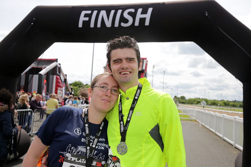 Inflatable 5k Finish Photo