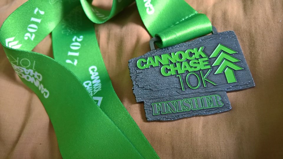 Cannock Chase 10k 2017 Medal