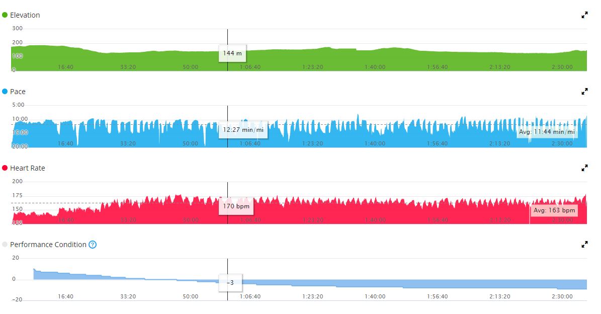Birmingham Half Marathon Garmin Stats