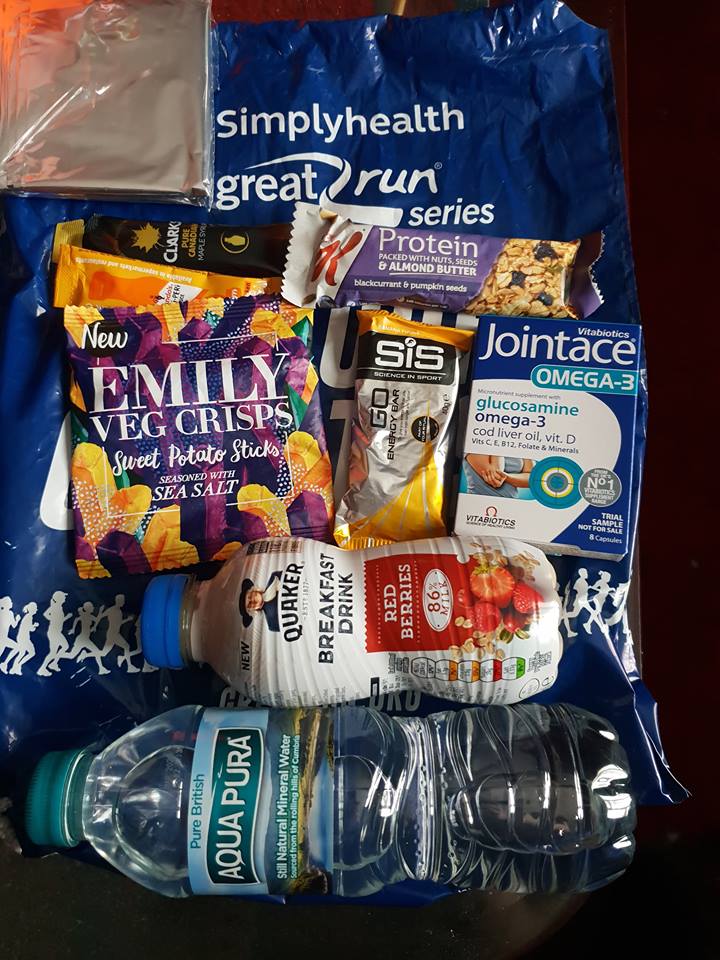 Simplyhealth Birmingham Half Marathon 2018 Goodie Bag