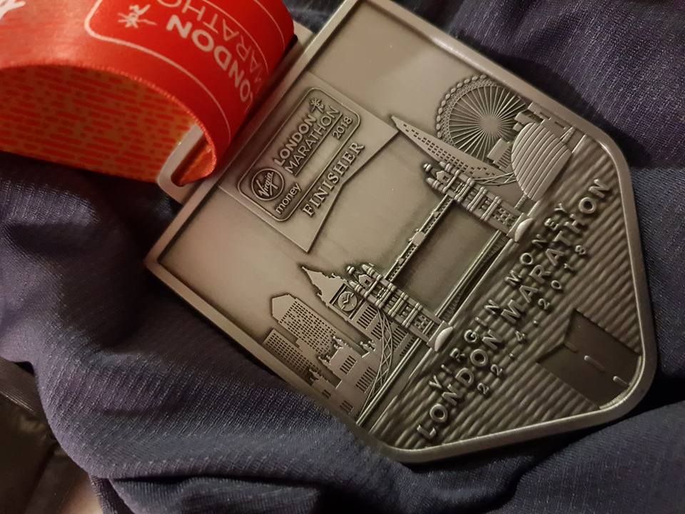 London Marathon Memento Medal