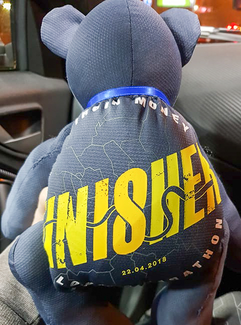 London Marathon Memento Memory Bear