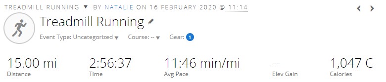 Marathon Training 15 Miles