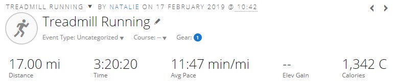 Marathon Training 17 Miles